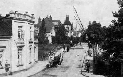 1909_Bahnübergang Bürgerweg_Stadtarchiv